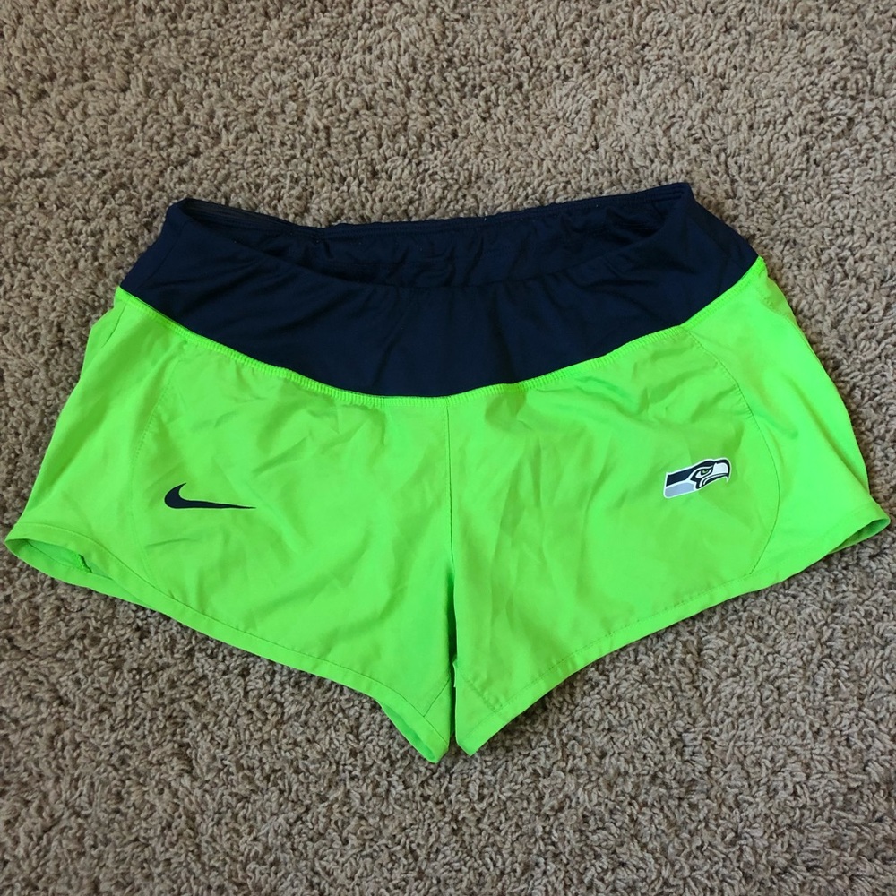 Nike Seahawks athletic shorts, like new!